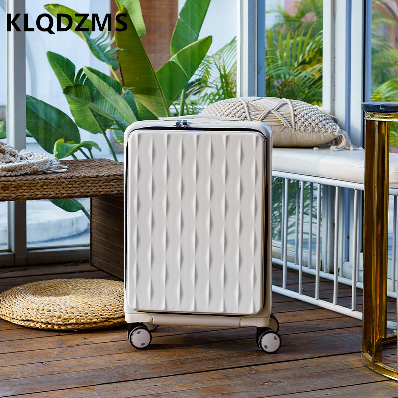 Front Opening Laptop Luggage 24 Inch - KLQDZMS Reisbagage Vooraan Opening Laptop Boarding