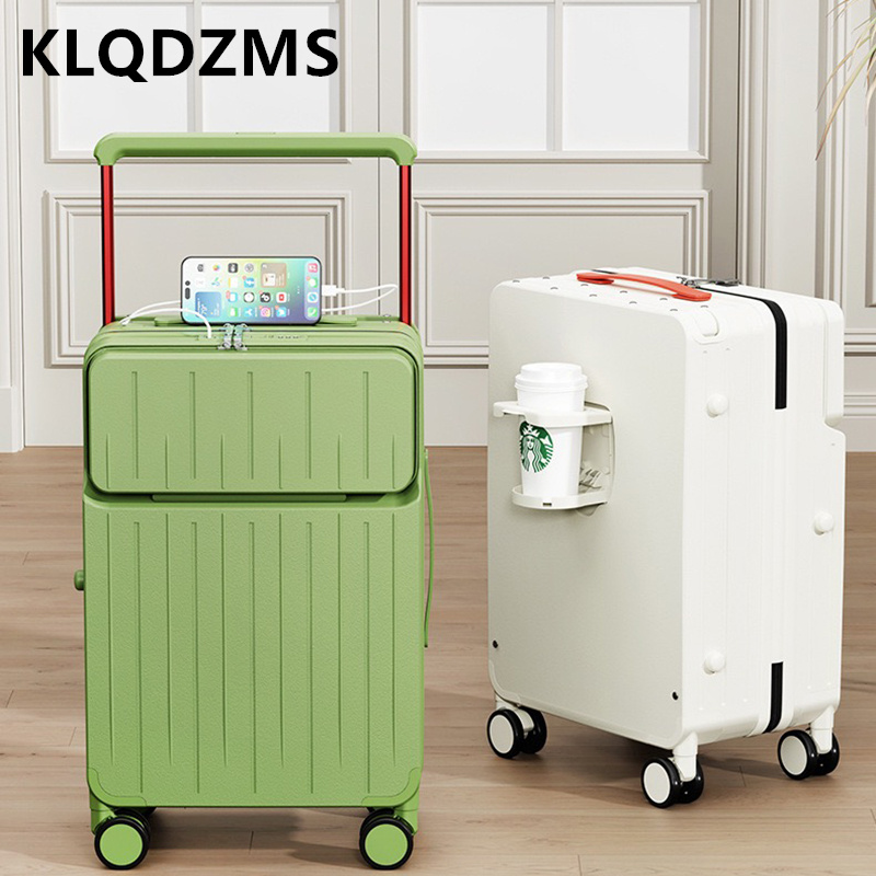 Front Opening Laptop Luggage 24 Inch - KLQDZMS 24 inch bagageruimte Laptopkoffer met