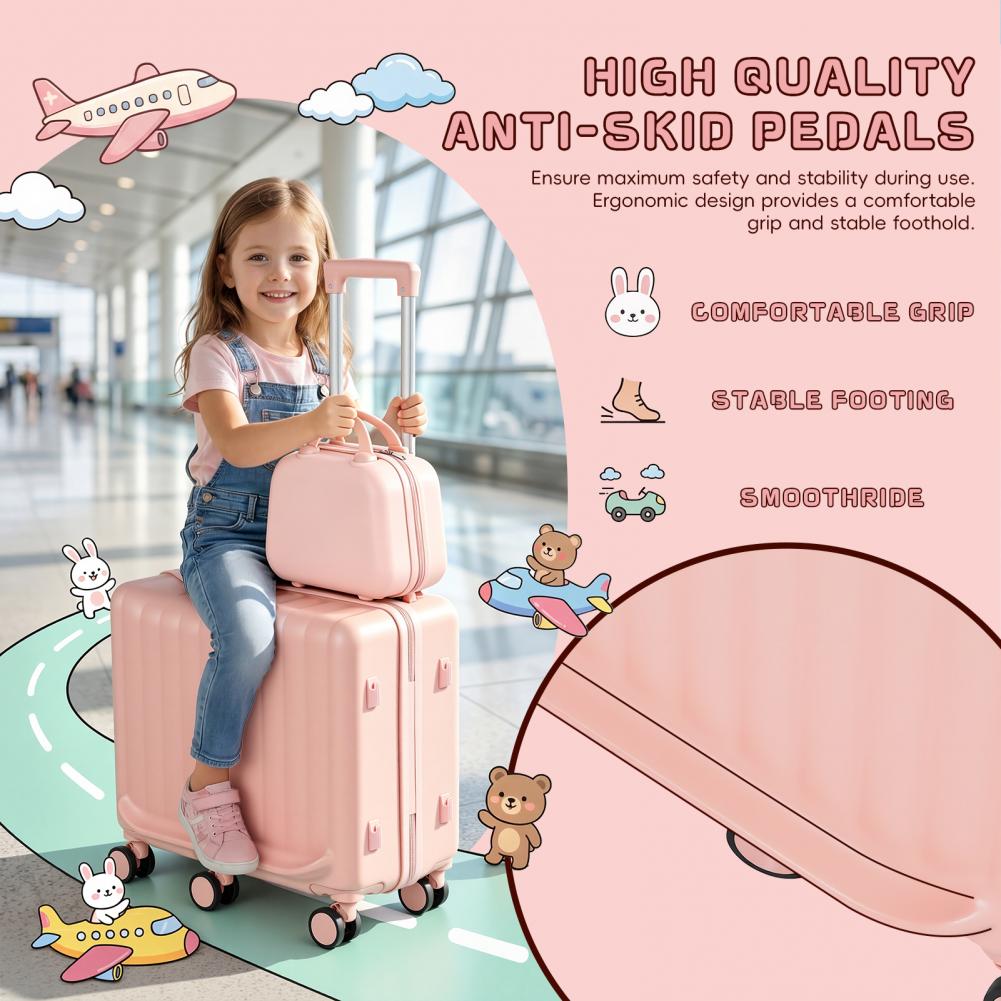 20 Inch Kinder Reiskoffer met  - Kids Ride On Suitcase Scooter recensie en prijs