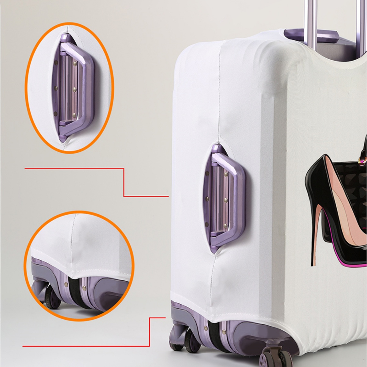 Bagagehoesbeschermer Elastisch - Waterproof Suitcase Cover Protector recensie en prijs