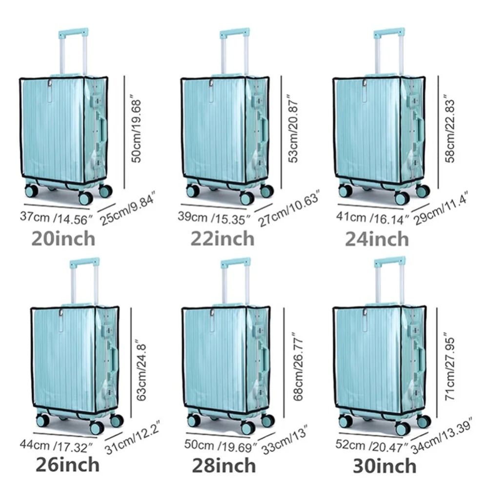 Nieuwe reiskofferbeschermer PV - Luggage Protective Cover Transparent recensie en prijs