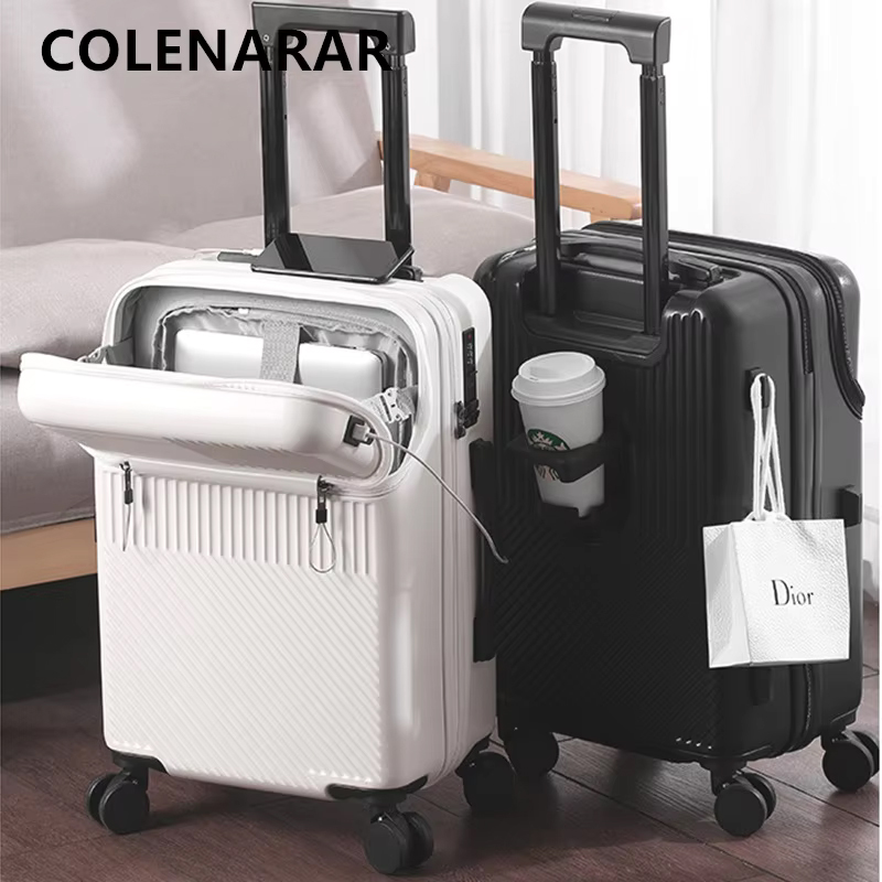 COLENARA Oplaadbare Reistas me - Front Opening Laptop Luggage 24 Inch recensie en prijs