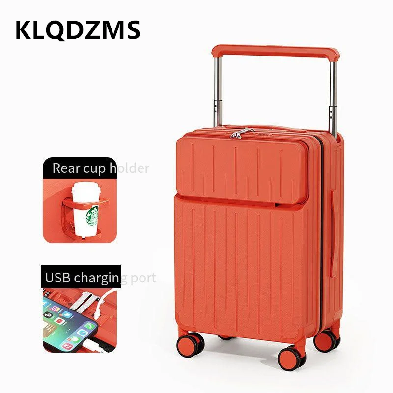 KLQDZMS Koffer met opening aan - Front Opening Laptop Luggage 24 Inch recensie en prijs