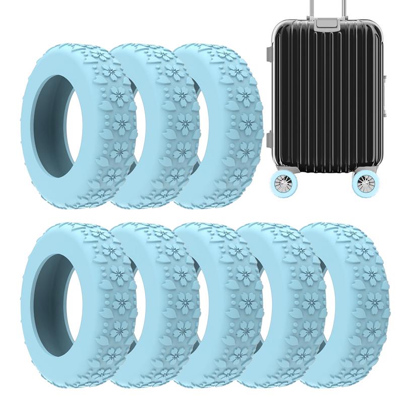 Bagage Wieldoppen 8x Siliconen - Waterproof Suitcase Cover Protector recensie en prijs