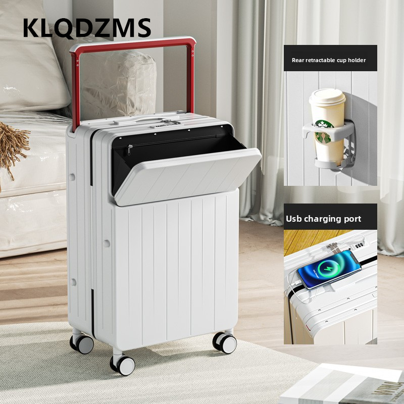 KLQDZMS Multifunctionele koffe - Front Opening Laptop Luggage 24 Inch recensie en prijs