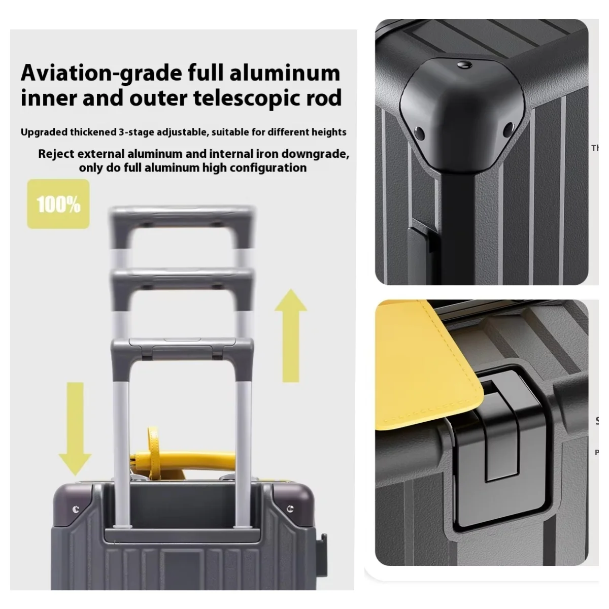 14'' Rolkoffer, lichtgewicht r - Aluminum Frame Carry On Luggage recensie en prijs