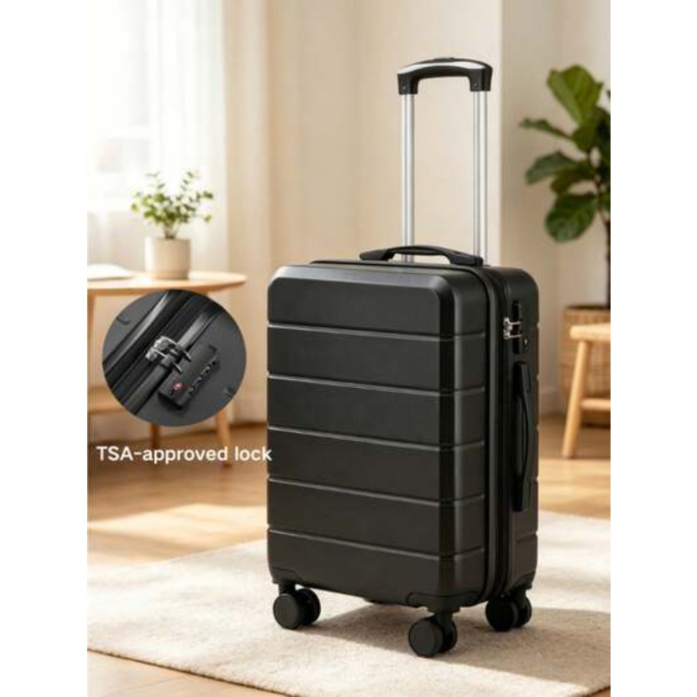 20 inch uitbreidbare ABS hardc - Cabin Size Lightweight Travel Trolley recensie en prijs