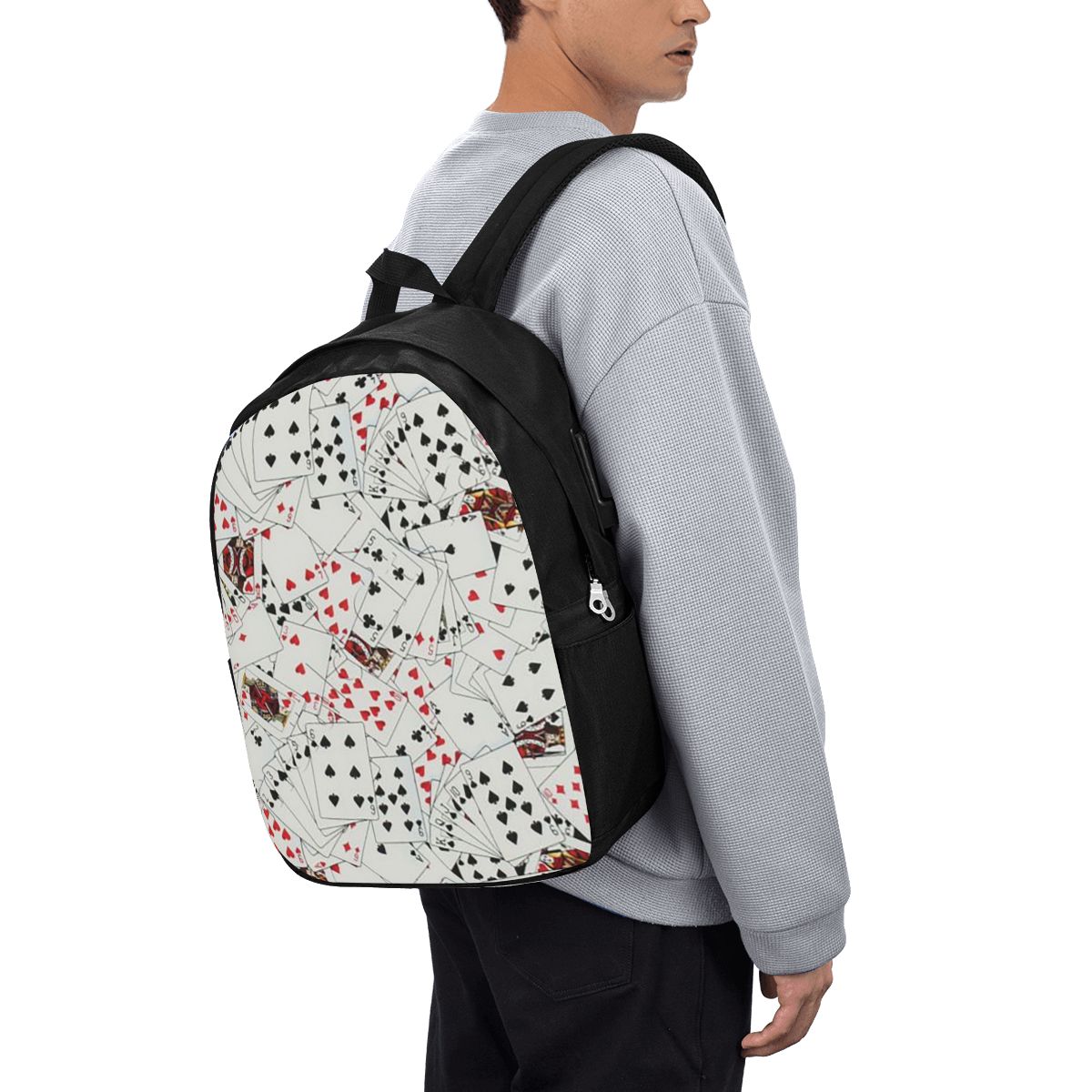 Speelkaarten Poker Print Rugza - Travel Bags recensie en prijs