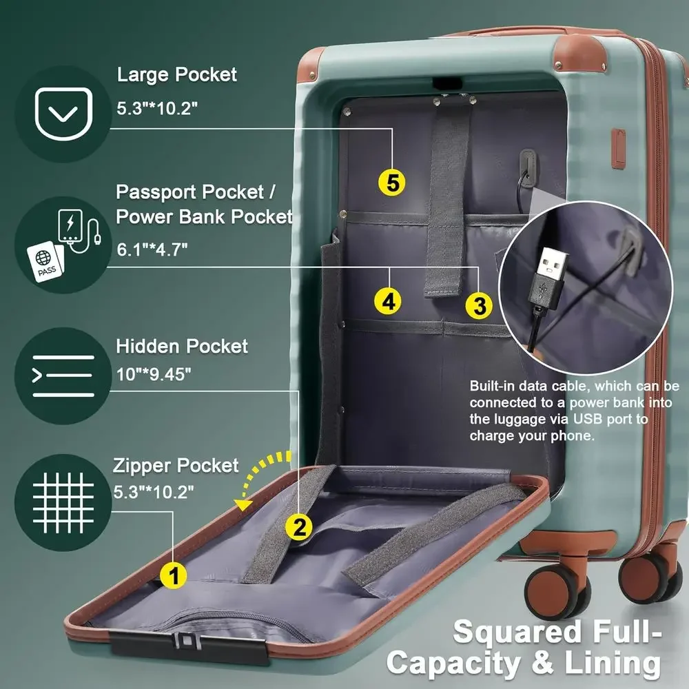 5-delige uitbreidbare hardcase - Expandable Hard Shell Luggage Set recensie en prijs