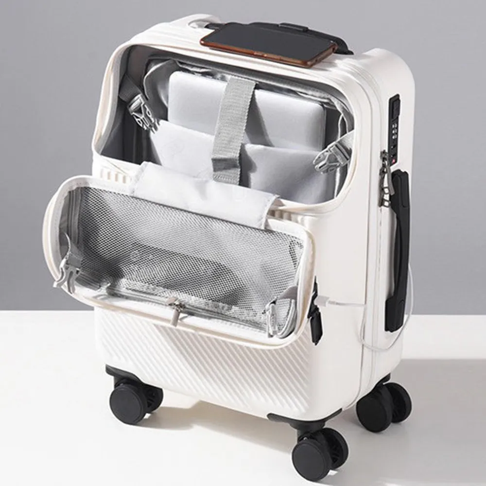 Reistas met vooropening, troll - Front Opening Laptop Luggage 24 Inch recensie en prijs