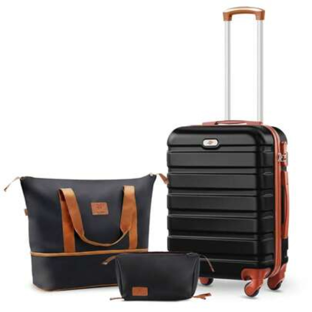 3-delige handbagage set, 20 in - Expandable Hard Shell Luggage Set recensie en prijs