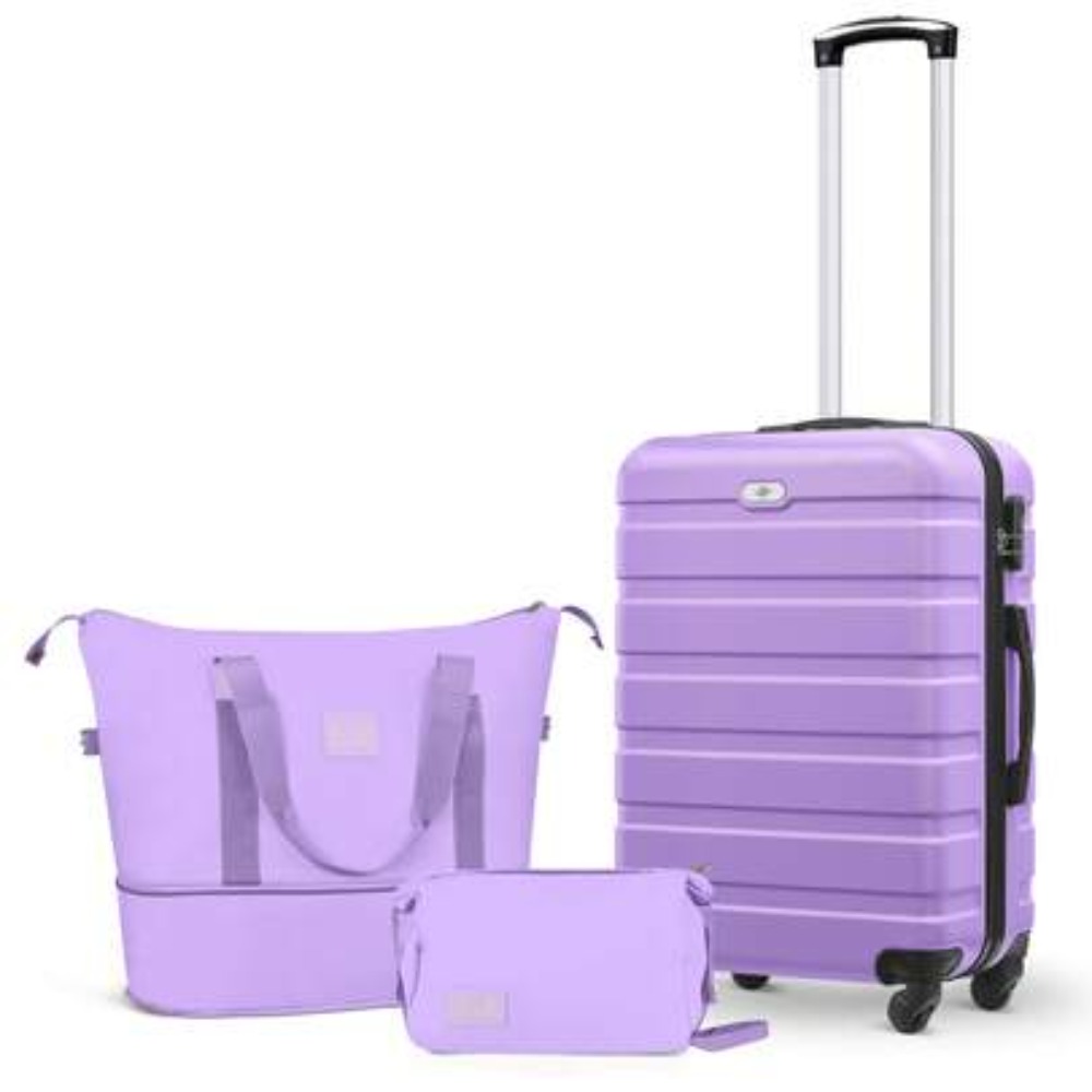 3-delige handbagage set, 20 in - Expandable Hard Shell Luggage Set recensie en prijs