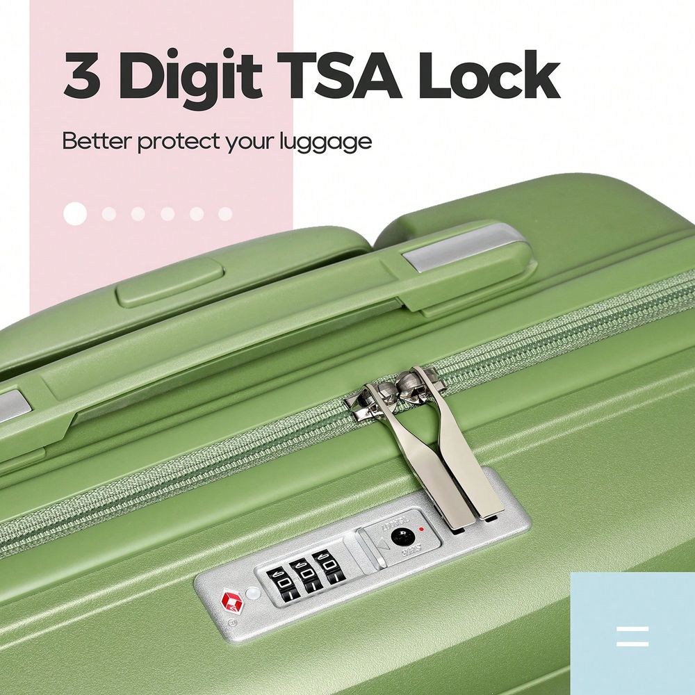 3-delige hardshell kofferset,  - Expandable Hard Shell Luggage Set recensie en prijs