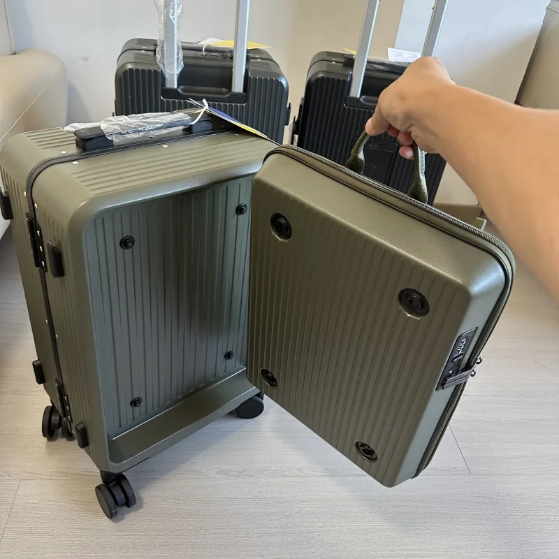 2-in-1 koffer, afneembare rugz - Aluminum Frame Carry On Luggage recensie en prijs