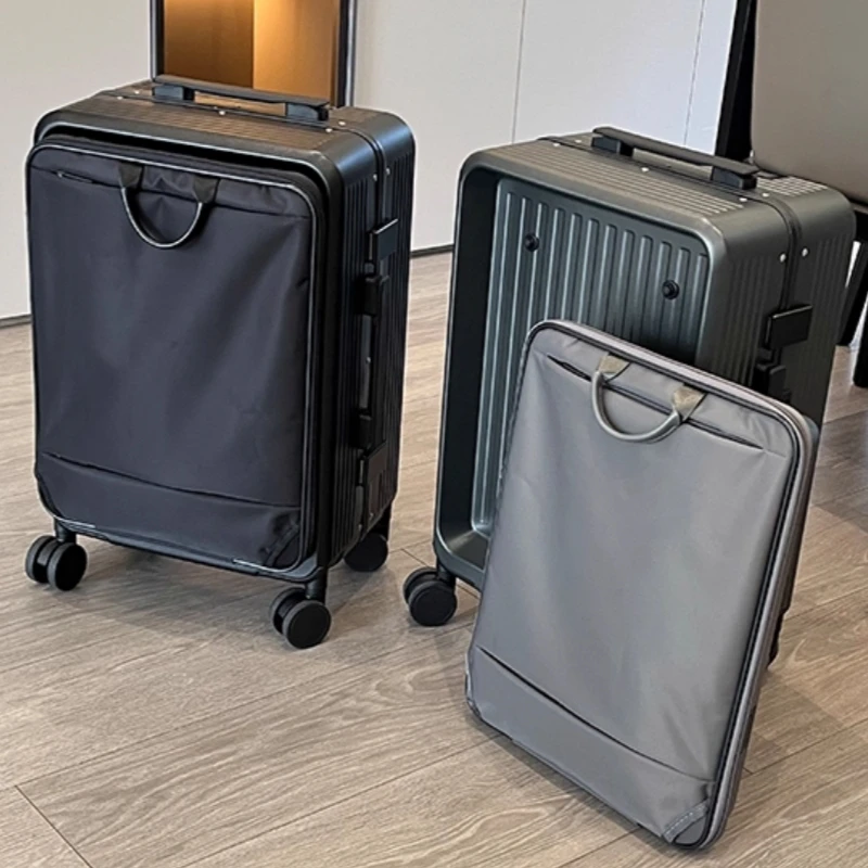 2-in-1 koffer, afneembare rugz - Aluminum Frame Carry On Luggage recensie en prijs