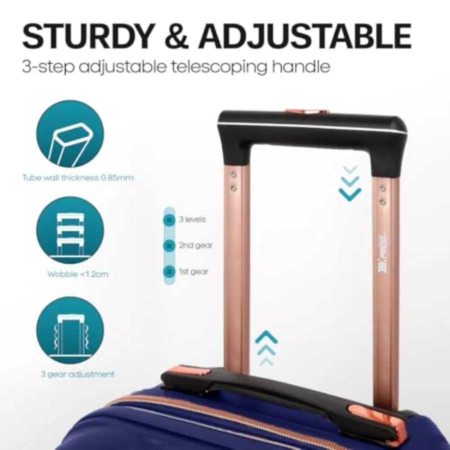 Set van 2 reiskoffers, 14/20 i - Expandable Hard Shell Luggage Set recensie en prijs