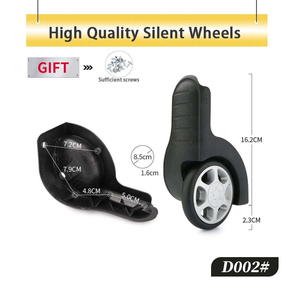 Bagage Vaste Hoge Kwaliteit Zw - Silent Replacement Luggage Wheels recensie en prijs