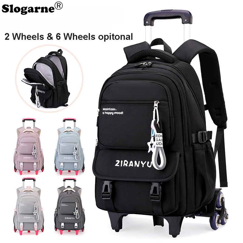 Schooltrolley rugzak kinderen  - Foldable Rolling Luggage Bag recensie en prijs