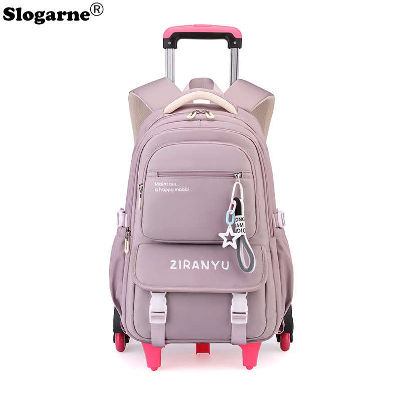 Schooltrolley rugzak kinderen  - Foldable Rolling Luggage Bag recensie en prijs