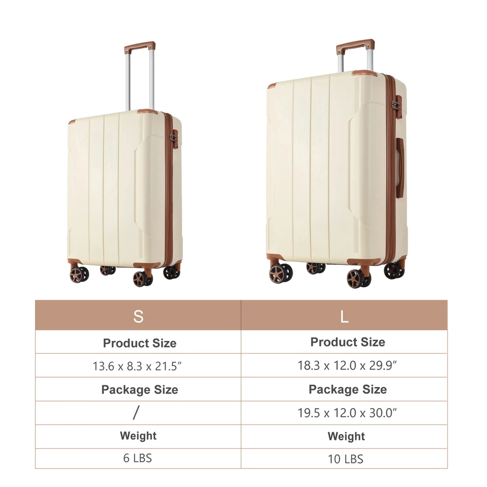 Hardshell ABS Reisset 2-delig, - Expandable Hard Shell Luggage Set recensie en prijs
