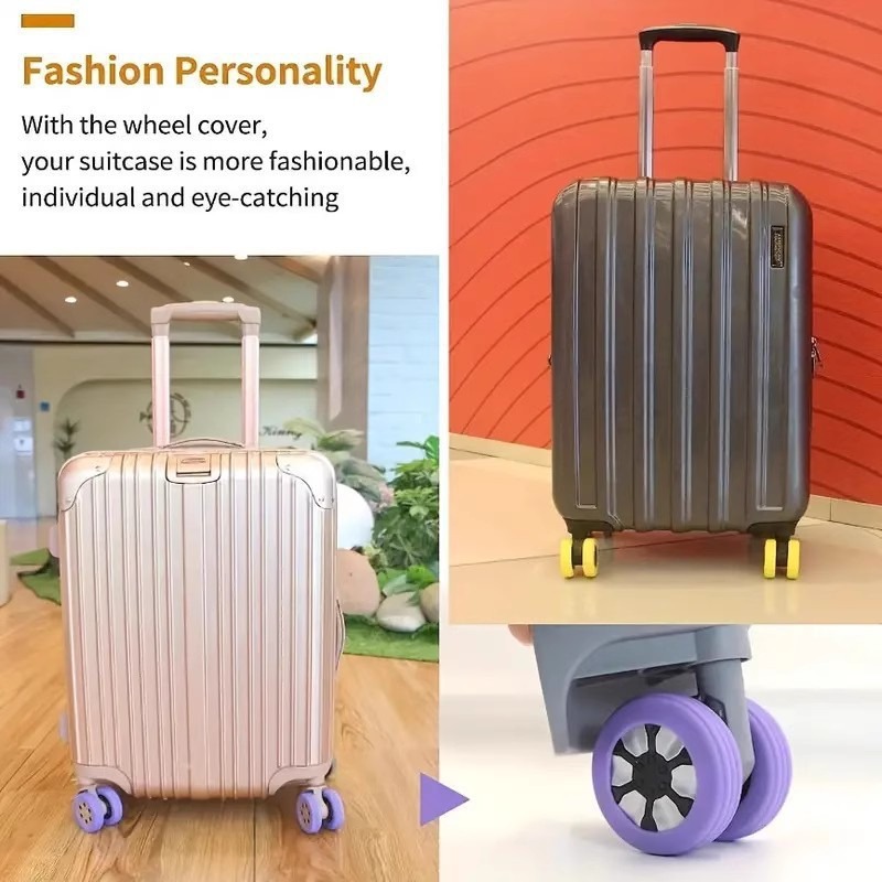 8 stuks stille bagagewiel rubb - Silent Replacement Luggage Wheels recensie en prijs