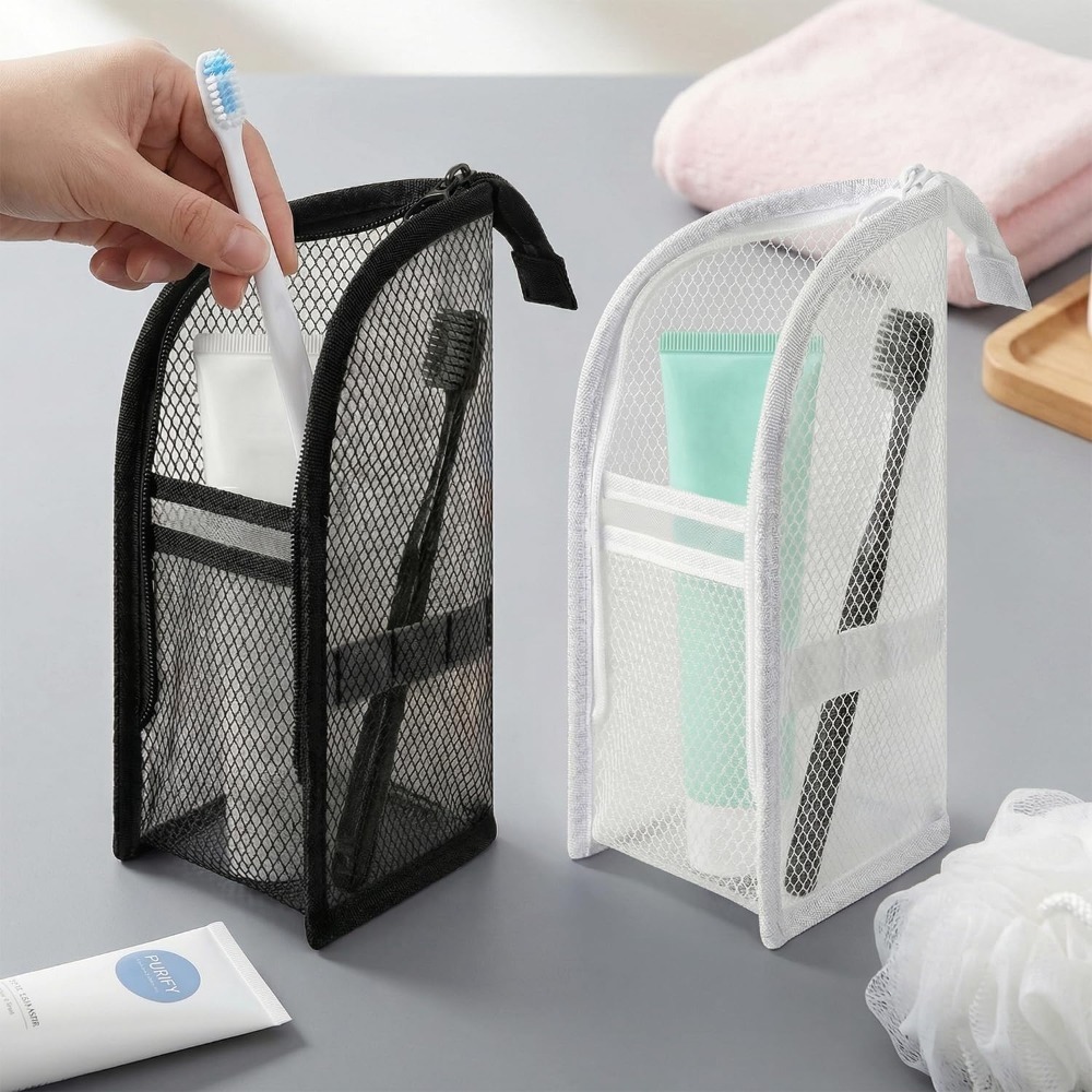 Mesh toilettas, ademend, sneld - Cosmetic Bags recensie en prijs