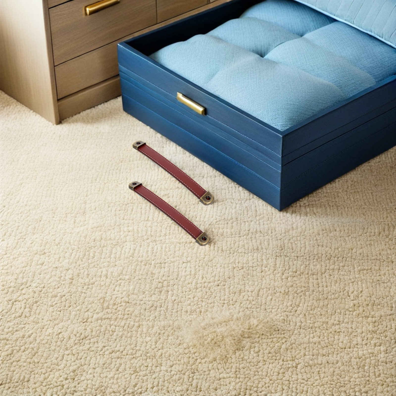 2 stuks retro PU meubelgrepen, - Retro Vintage Trunk Suitcase recensie en prijs
