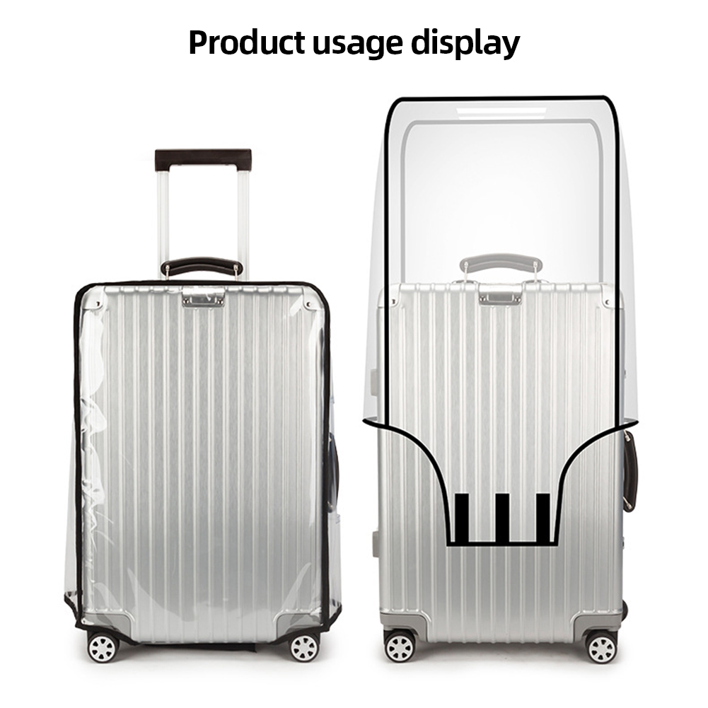 18-30 inch doorzichtige koffer - Waterproof Suitcase Cover Protector recensie en prijs