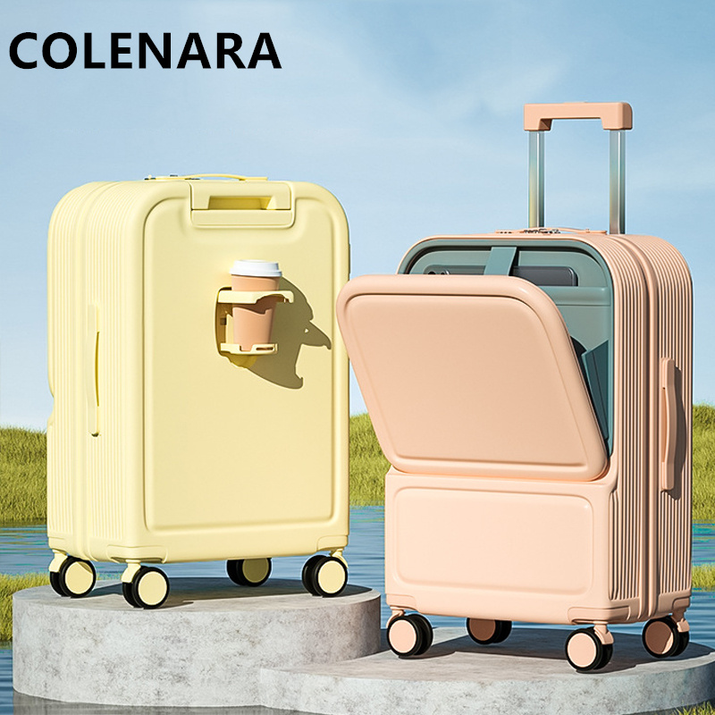 COLENARA ABS + PC Koffer Vooro - Front Opening Laptop Luggage 24 Inch recensie en prijs