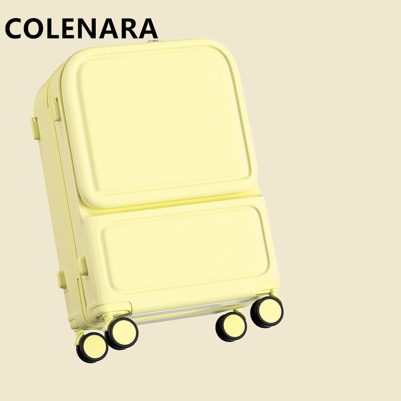 COLENARA ABS + PC Koffer Vooro - Front Opening Laptop Luggage 24 Inch recensie en prijs