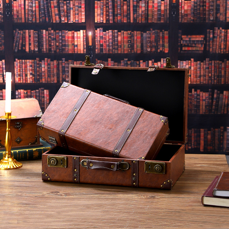 Vintage houten koffer Multifun - Retro Vintage Trunk Suitcase recensie en prijs